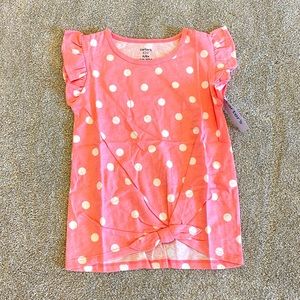 NWT Girls Polka Dot Shirt